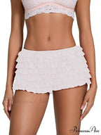 Frilled Layered Rear Ribbon Short