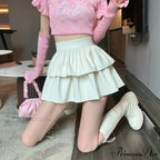 Frilled Leather Gothic Skirt