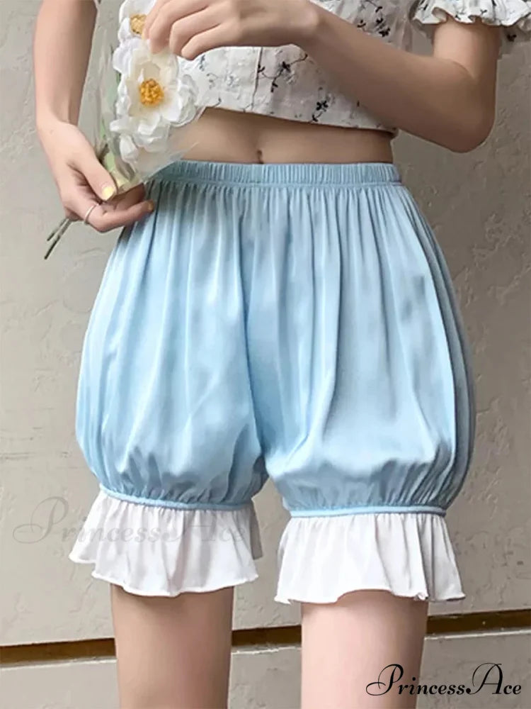 Frilled Silk Lolita Bloomer Short