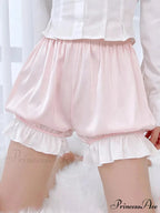 Frilled Silk Lolita Bloomer Short