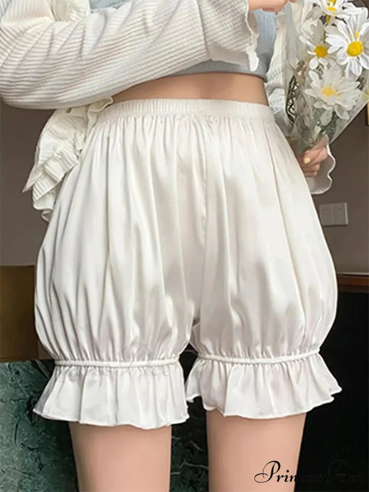 Frilled Silk Lolita Bloomer Short
