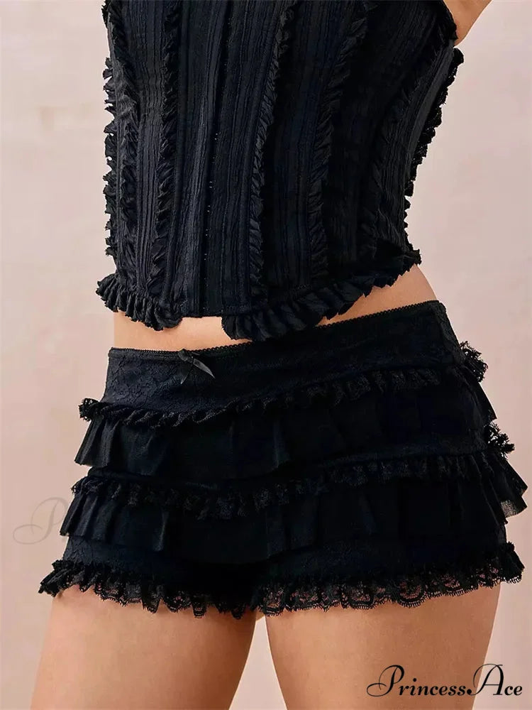 Frilly Frill Stretchy Waist Short