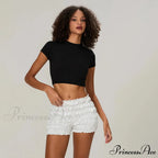 Frilly Layered Gathered Bloomer Short