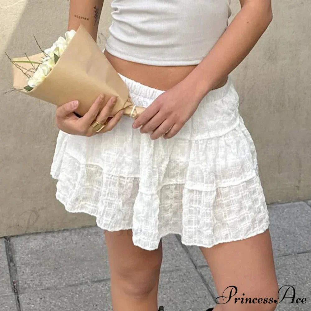 Frilly Petite Skirt with Shorts Skirt