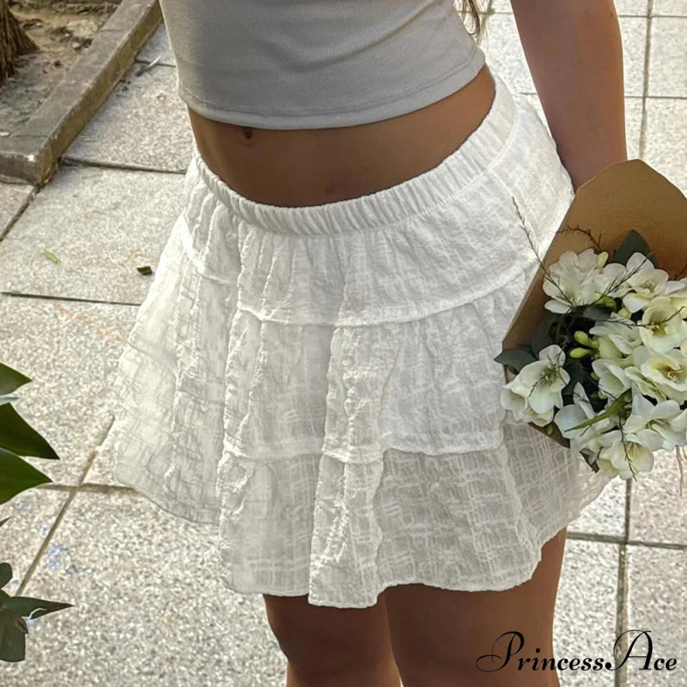 Frilly Petite Skirt with Shorts Skirt