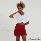 Frilly Ruffles Elevated Waist Skirt