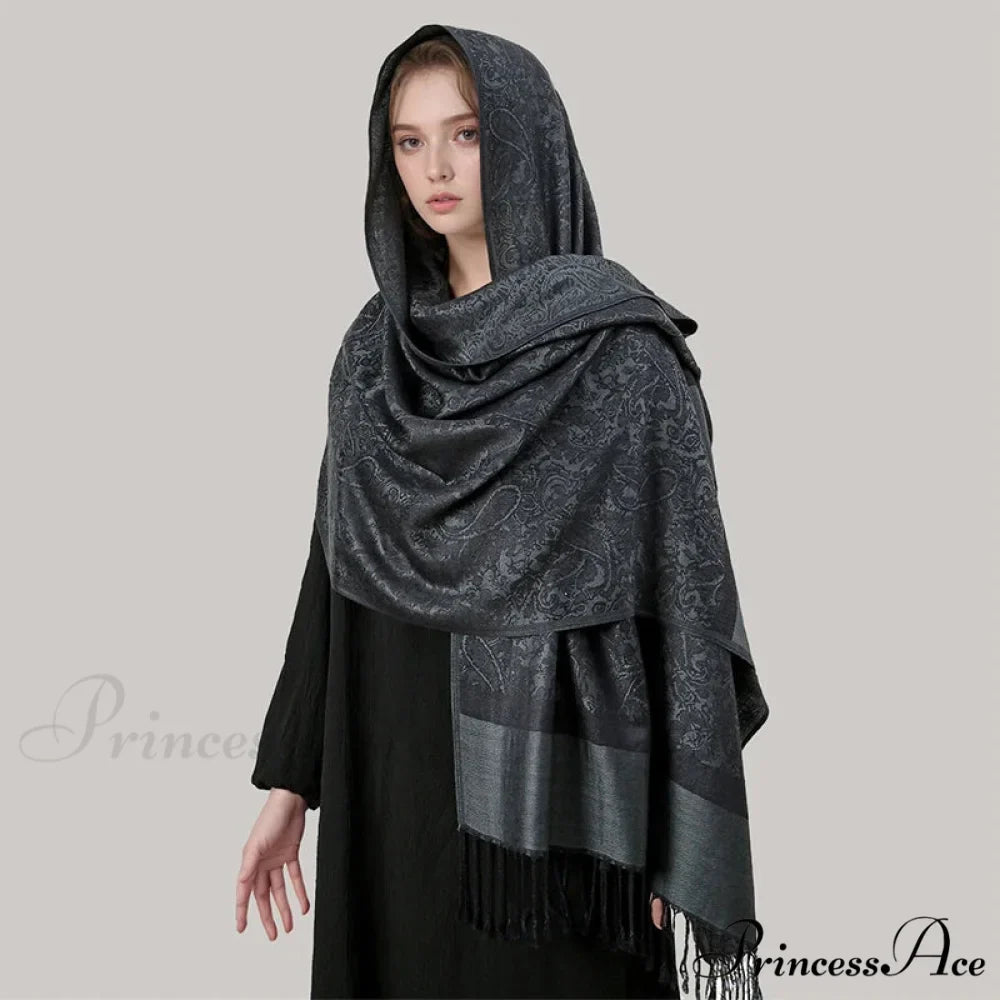 Fringe Cover Design Cashmere Wrap
