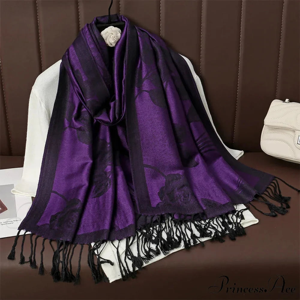 Fringe Cover Design Cashmere Wrap