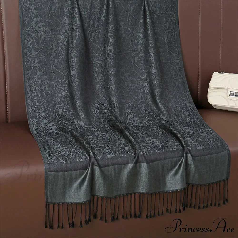 Fringe Cover Design Cashmere Wrap