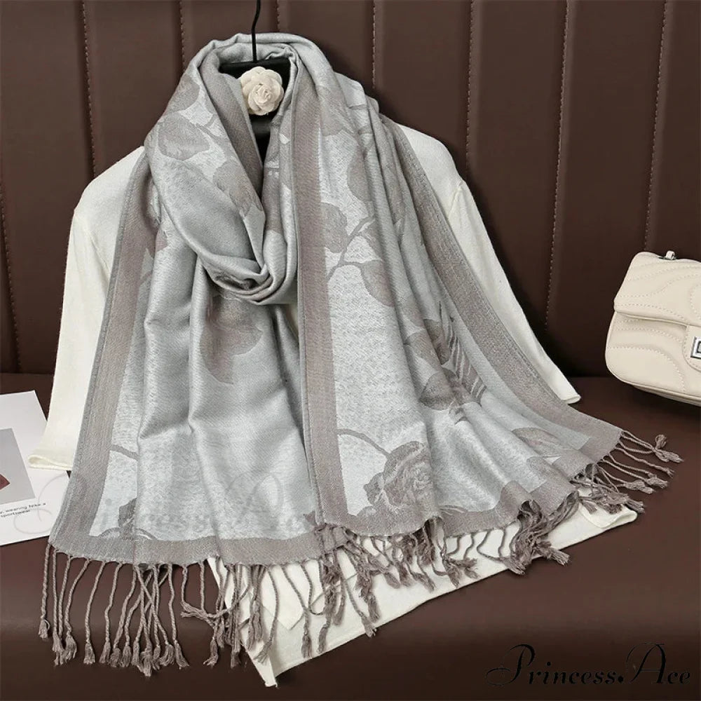 Fringe Cover Design Cashmere Wrap