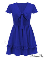 Front Color Mini Crepe Tie for Solid Gown Women