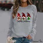 Funny Dwarf Letter Print Loose Casual Y2K Long Sleeve Warm Christmas Hoodie