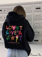 Funny Oversized Fleece Cozy Casual Hoodie