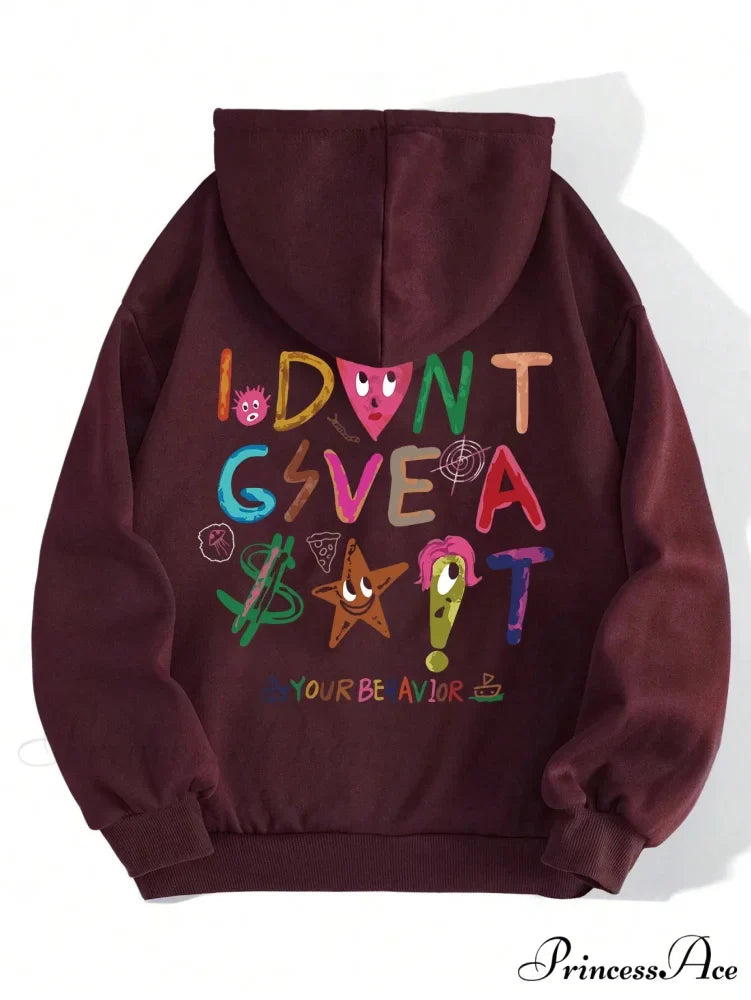 Funny Oversized Fleece Cozy Casual Hoodie