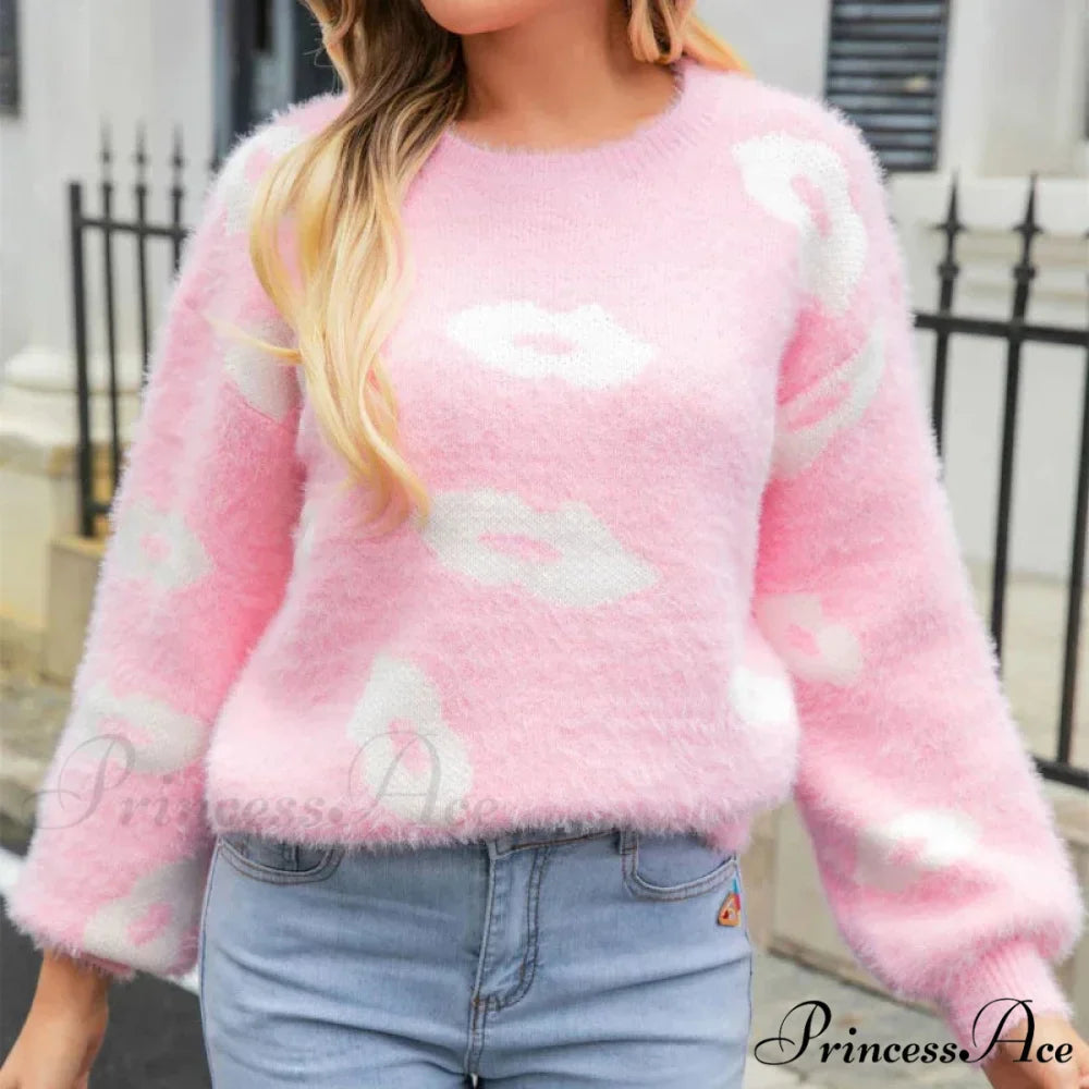 Fur Crochet Handmade Jumper