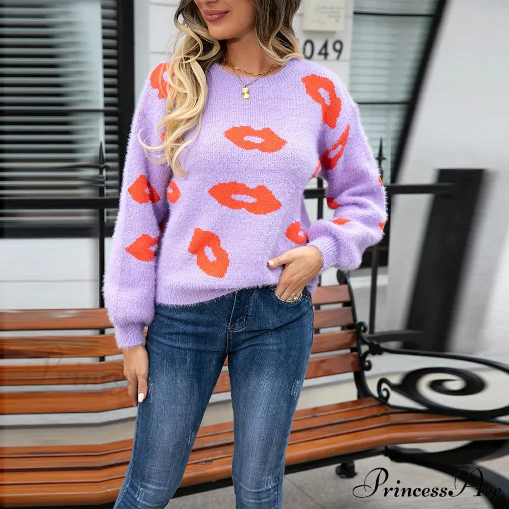 Fur Crochet Handmade Jumper