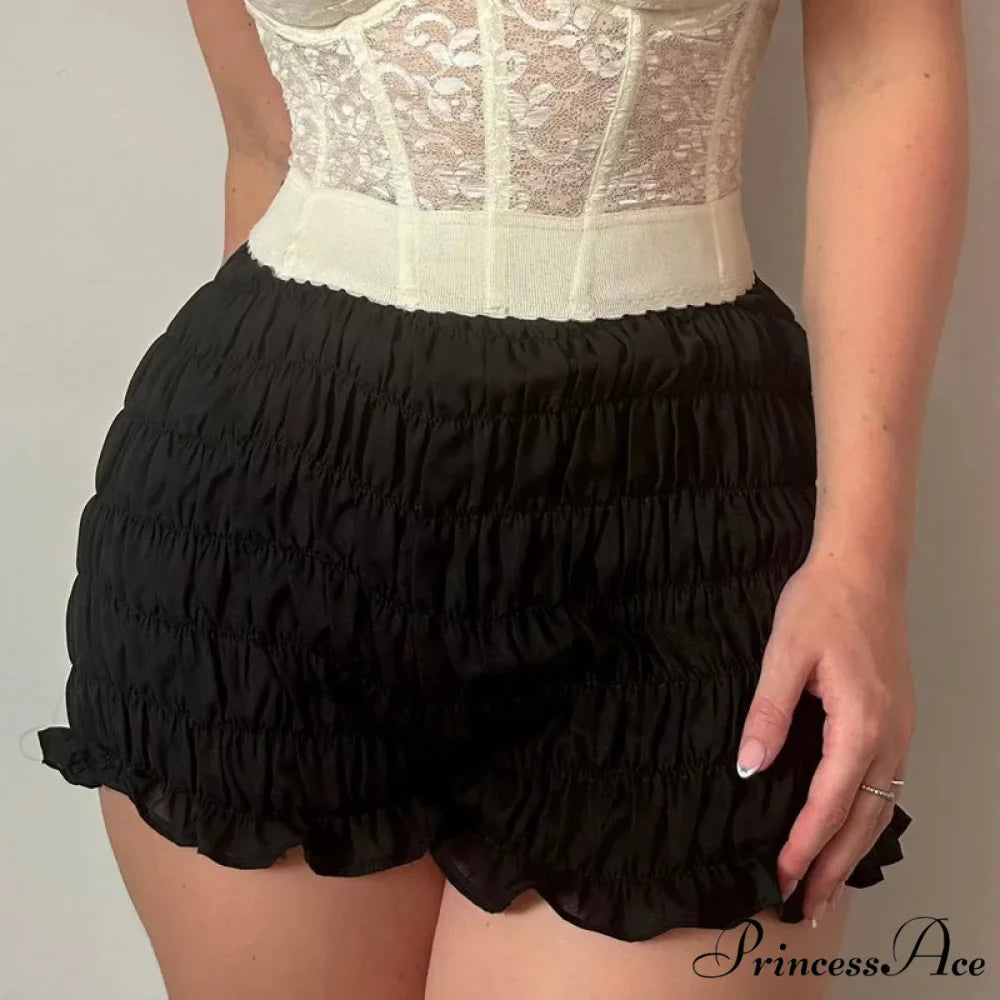 Gathered Enveloping Form-Fitting Mini Brief