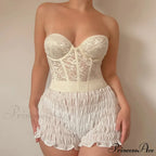 Gathered Enveloping Form-Fitting Mini Brief