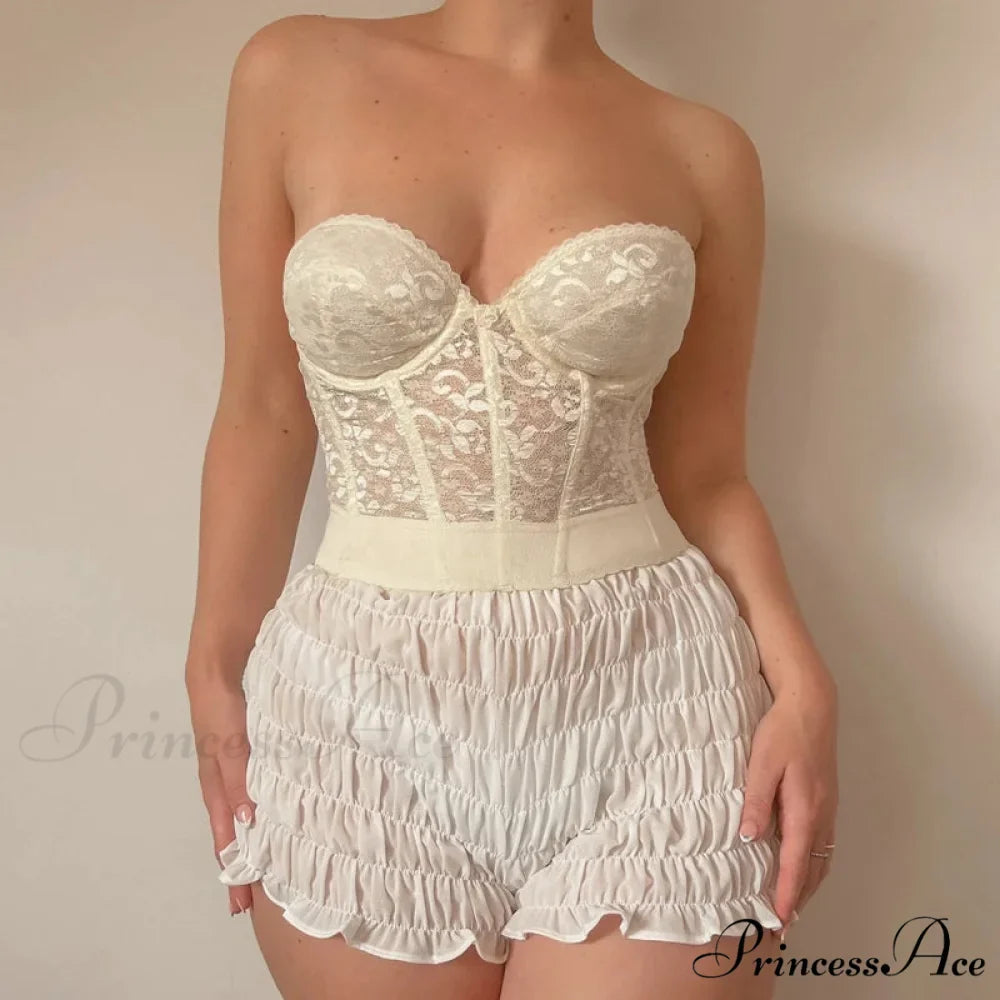 Gathered Enveloping Form-Fitting Mini Brief