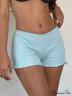 Gathered Frilled Stretchy Waist Short