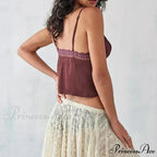 Gathered V-Neck Solid Crop Top