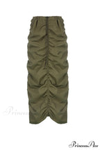 Gathered Woven Skirt