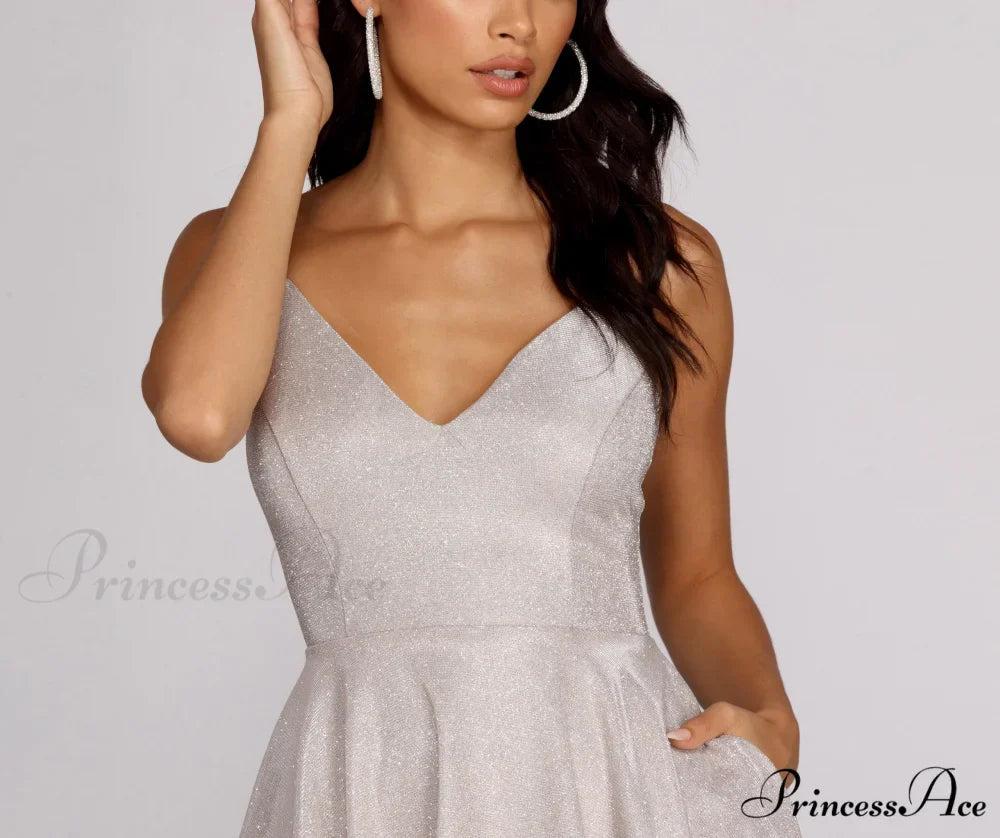 Gigi Glitter Stylish Skater Dress