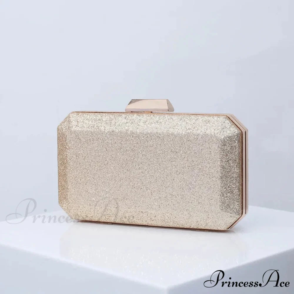 Gilded Amber Deluxe PU Clutch Wristlet