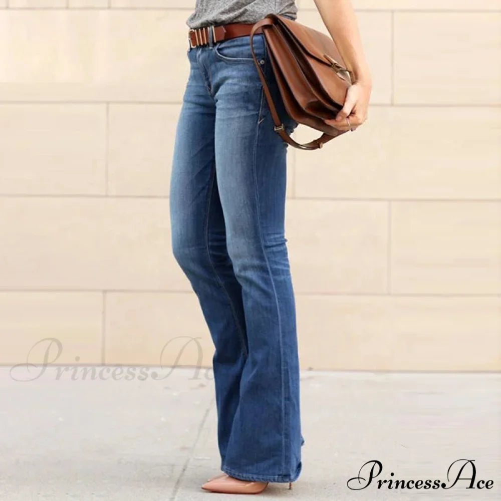 Girls Elastic Waist Slim Fit Elegant Trousers