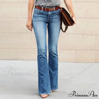 Girls Elastic Waist Slim Fit Elegant Trousers