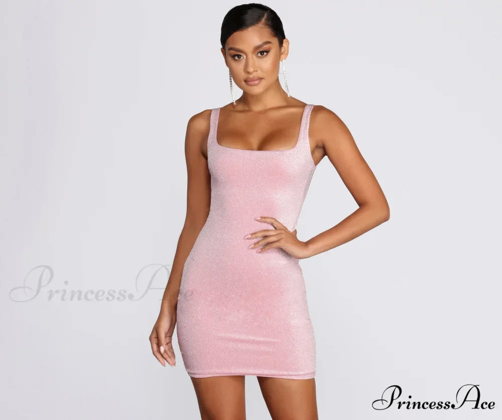 Glimmer Queen Stylish Mini Dress