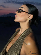 Glitter Halter Maxi Party Dress