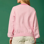 Glitter Sequin Soldier Pattern Cardigan