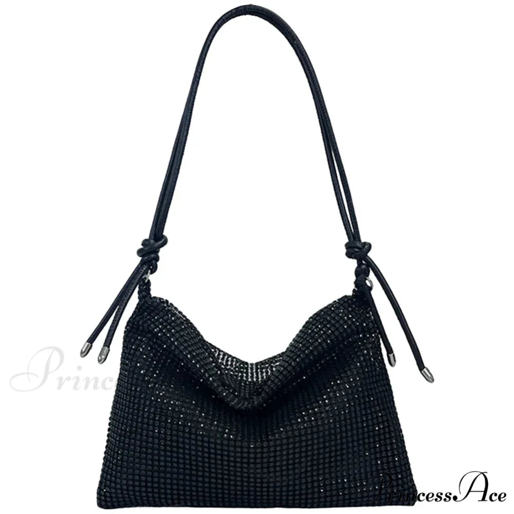 Glossy Shoulder Chain Satchel Marriage Cocktail Clutch Bag