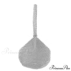 Glossy Shoulder Chain Satchel Marriage Cocktail Clutch Bag