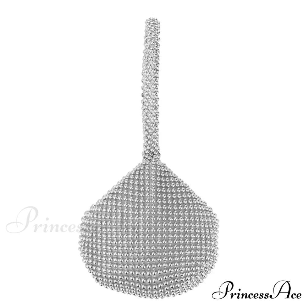 Glossy Shoulder Chain Satchel Marriage Cocktail Clutch Bag