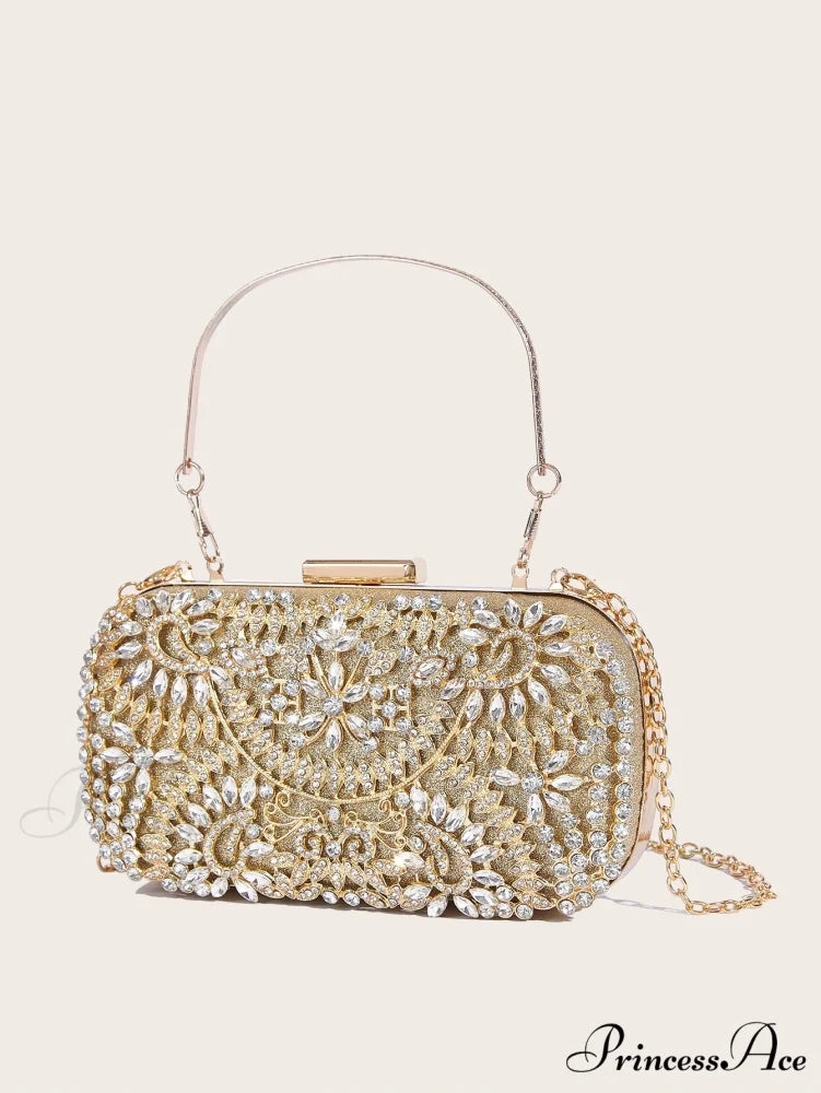 Glossy Velvet Stylish Banquet Marriage Clutch Bag