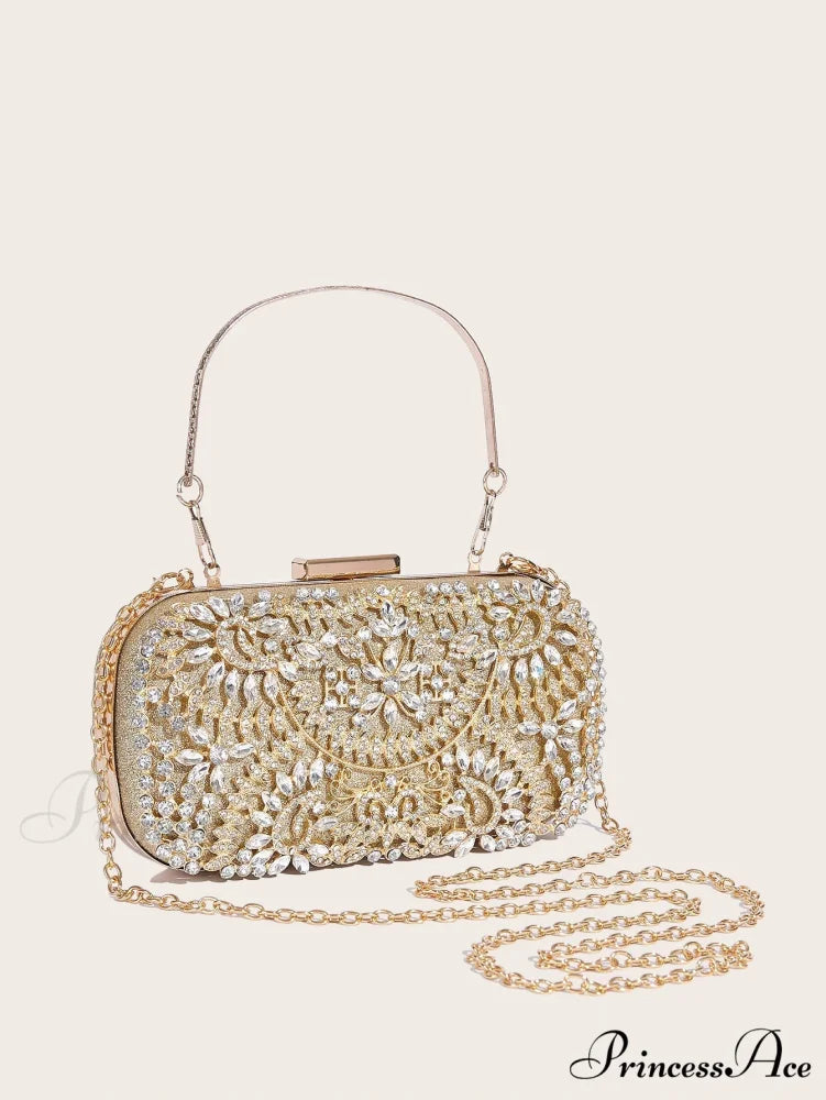 Glossy Velvet Stylish Banquet Marriage Clutch Bag