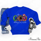 God All Things Possible Round Neck Hoodie - Autumn/Winter/Christmas