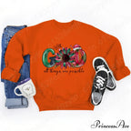 God All Things Possible Round Neck Hoodie - Autumn/Winter/Christmas