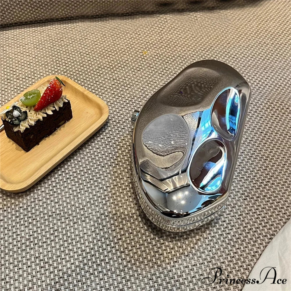 Gold Acrylic Evening Purse Designer Wedding Bag