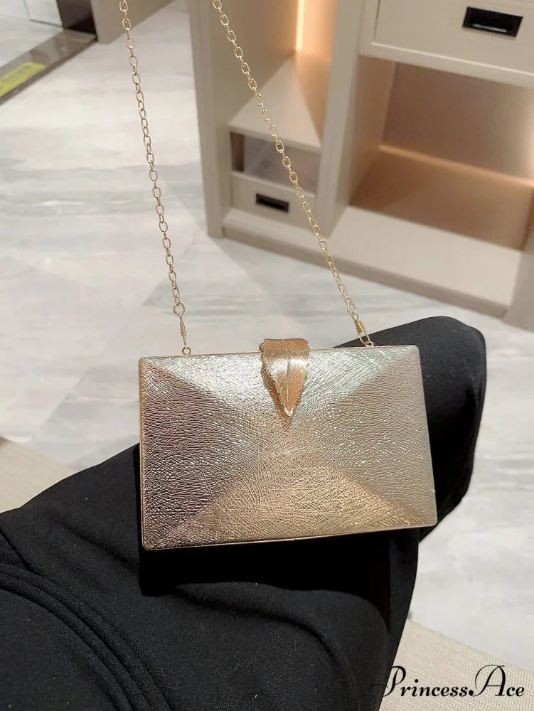 Golden Leaf Container Celebration Purse