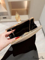 Golden Leaf Container Celebration Purse