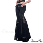 Goth Mall Flare Halloween Pants