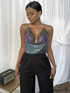 Gothic Party Club Corset Rhinestones Crop Top