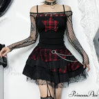 Gothic Vintage Punk Grunge Hip Hop Spaghetti Strap Star Ribbed Sleeveless Crop Top