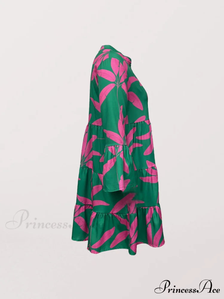Gown for Design Bell Flowered Arm Women
