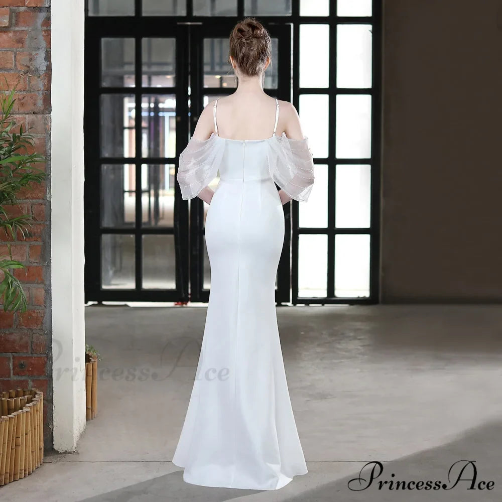 Grace Mesh Stylish Trim Sleeve Dress