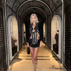 Graceful Slimming Gem Detail Mermaid Gown Prom Gown