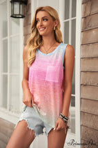 Gradient Tank Pocket with Design